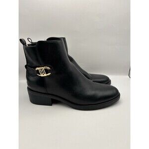 Tommy Hilfiger Imiera Faux Leather Boots Women Size 9.5